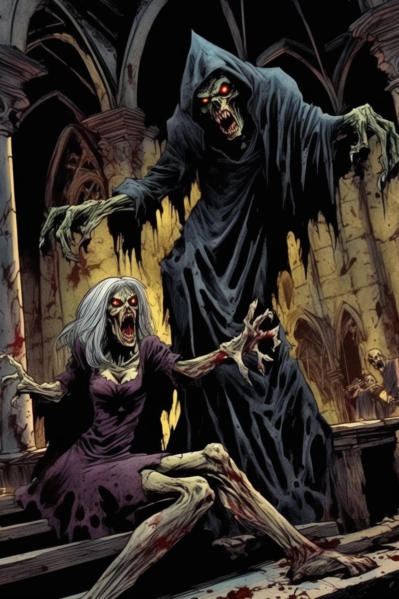 00047-526284806-_lora_Marc Silvestri Style_1_Marc Silvestri Style - horror insane zombie werwolf fight for dark old witch at an altar in a old c.png